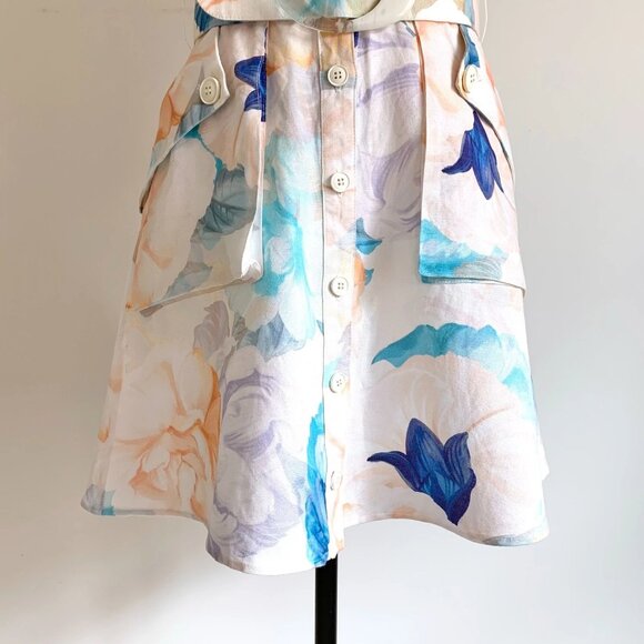 Brown Lin, Frankie Floral Pattern Dress - Picture 3 of 10